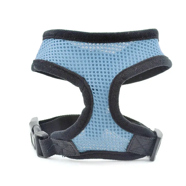 Nylon Dog Harness Leash Breathable Mesh Dog Harness Vest Reflective Tape Adjustable Dog Leash Nylon Vest For Chihuahua 