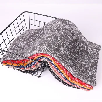 

Ethnic wind cashew print Muslim headscarf soft cotton hijab scarf islamic clothing india wrap head scarf hijab femme musulman