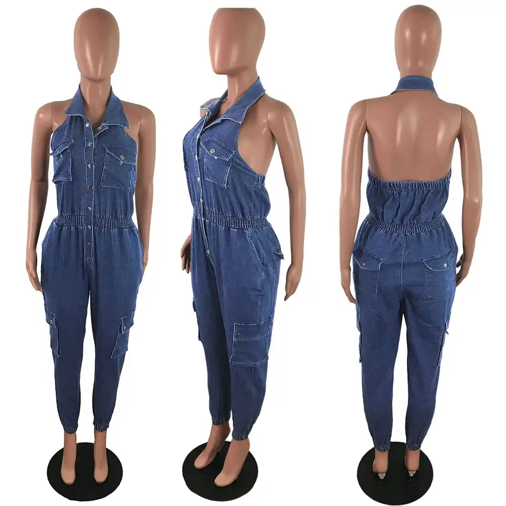 one piece jean outfit