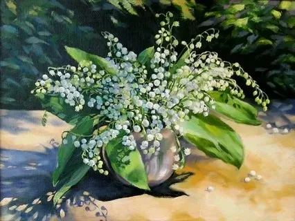 MTEN Алмазная Вышивка Полный дисплей Lily Of The Valley вышивка с кристаллами, цветы вышивка крестиком Алмазная мозаика Настенный декор - Цвет: 10
