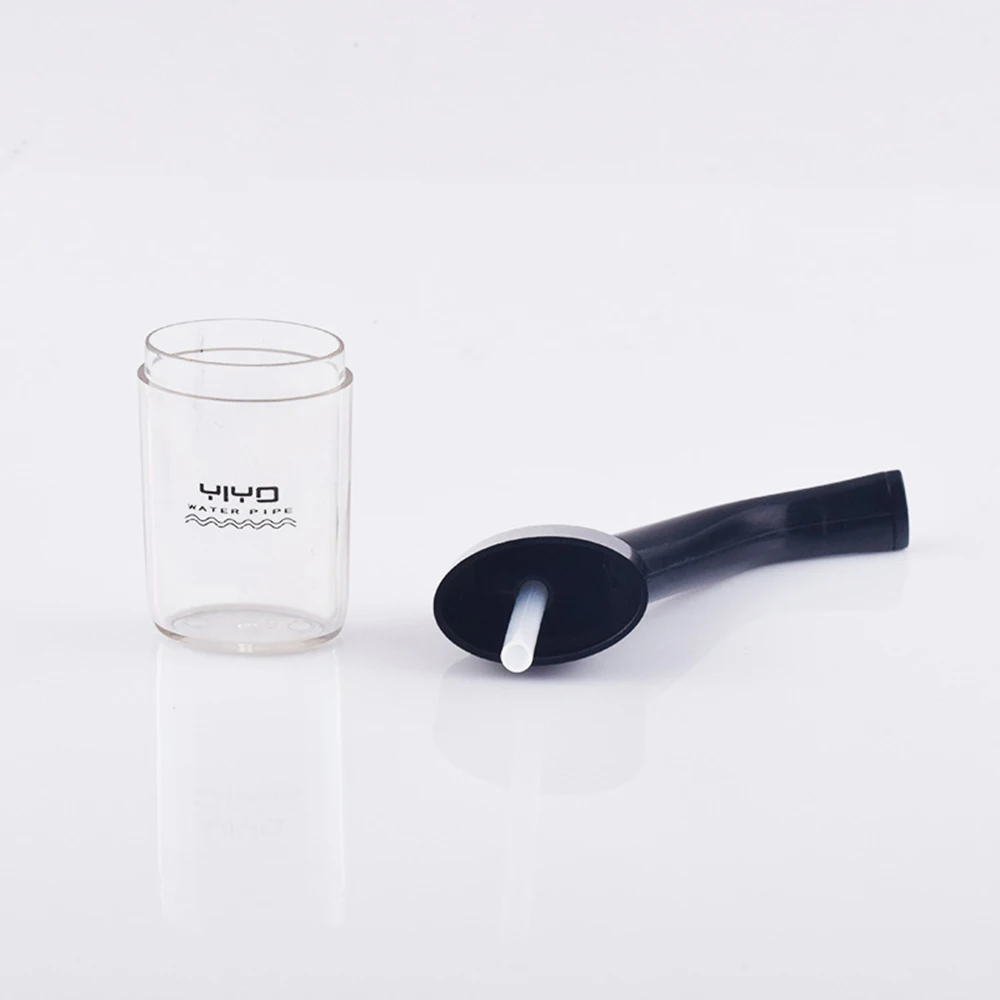 Creative Hookah Shisha Smoking Pipe Water Bottle Circular Mini Pipe Bend Portable Cigarette Water Filter Hookah Tips
