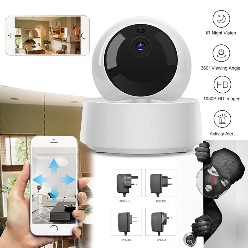 

SONOFF 360 Camera 1080p HD Wireless Mini IP Camera Smart Wireless Camera Night Vision Night Vision Motion Detect Baby Monitor