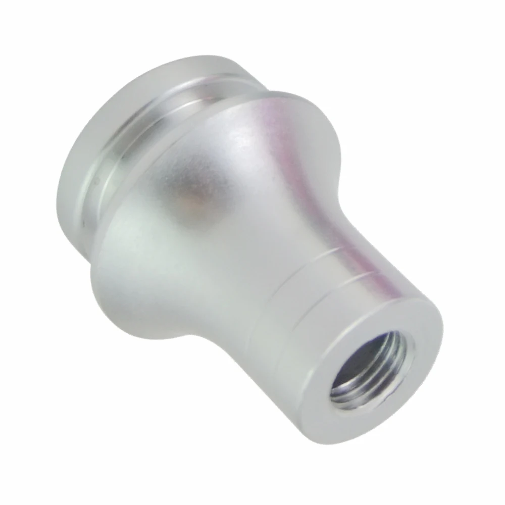 Polished  Knob Boot Retainer For Gear er Lever 12mmX1.25mm Silver