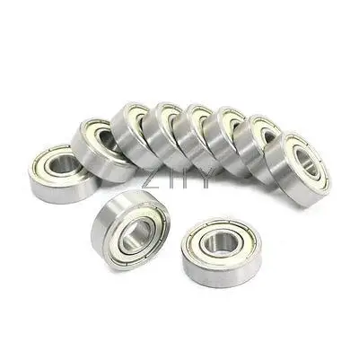 

6000Z 10mm x 26mm x 8mm Sealed Deep Groove Radial Ball Bearings 10 Pcs
