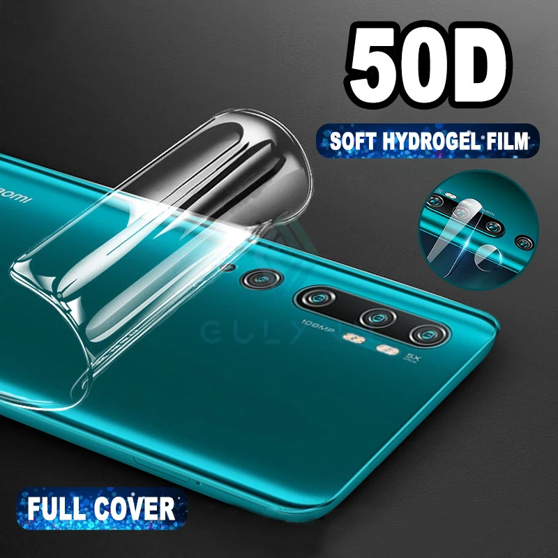 

2-in-1 Hydrogel Film For Xiaomi Mi 9 T A2 A3 Lite Premium Camera Protector Glass On Redmi Note 7 8 9 Pro K20 K30 Telefone Film