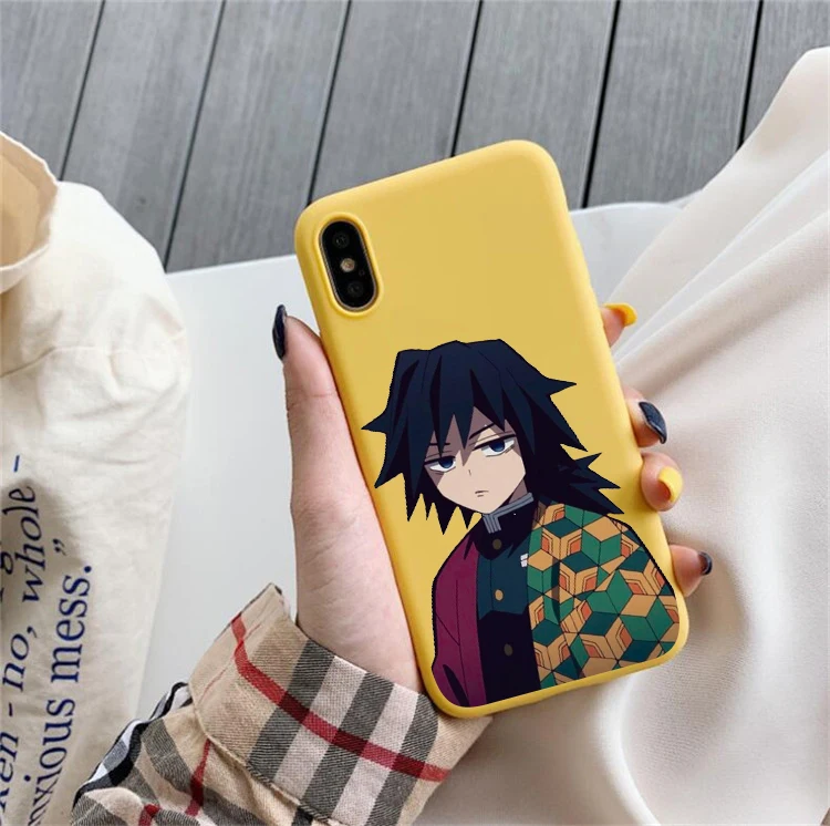 HHSR-23955 Kamado Nezuko Kimetsu no Yaiba Demon Slayer TPU цветной мягкий чехол для телефона iphone 6/6s 7/8, 7 Plus/8 Plus, X, XS i11 i11pro - Цвет: HHSR-23955