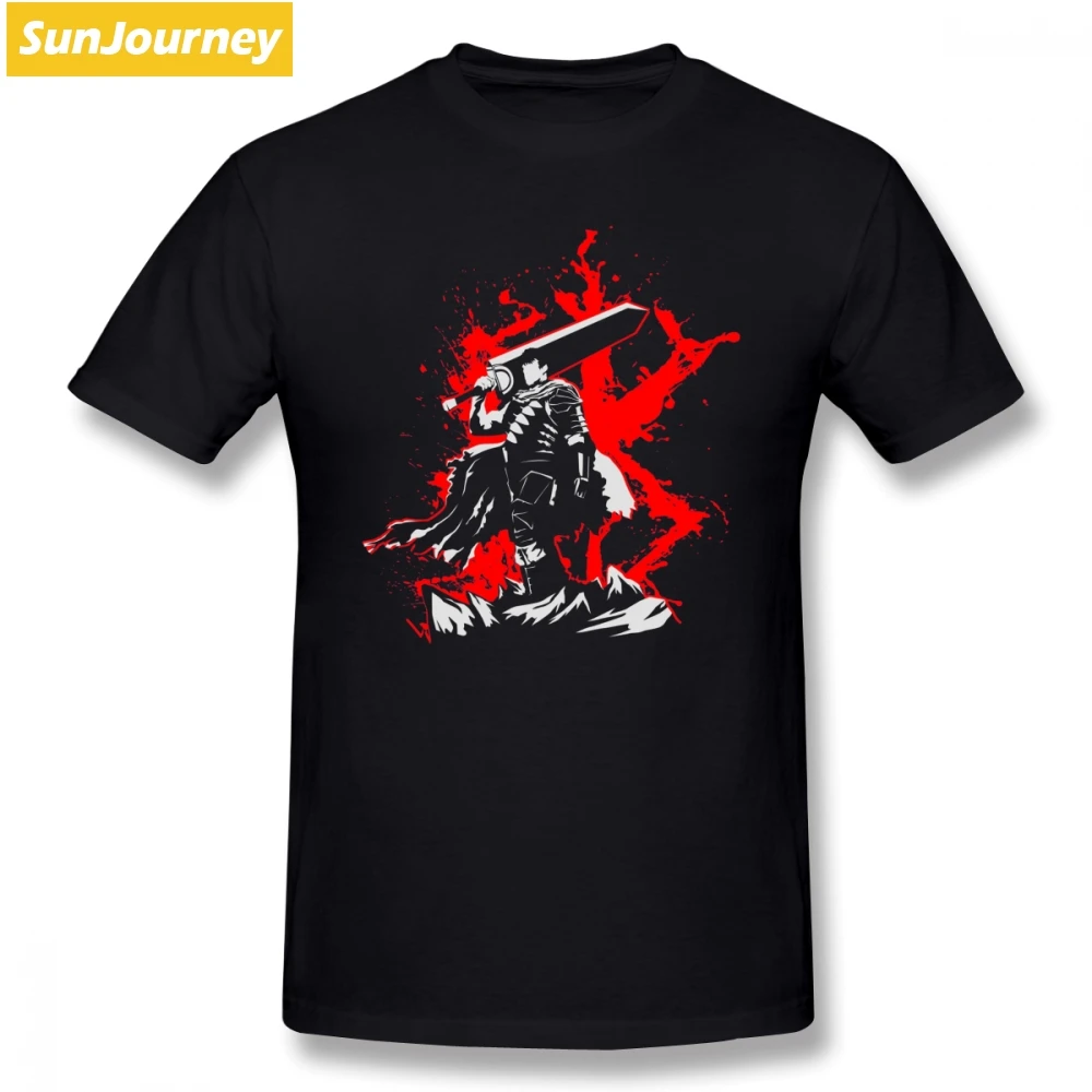 

Berserk Guts Guy Men T Shirt Popular Streetwear 5xl 5xl 5xl Cotton Short Sleeve Clothes For Men