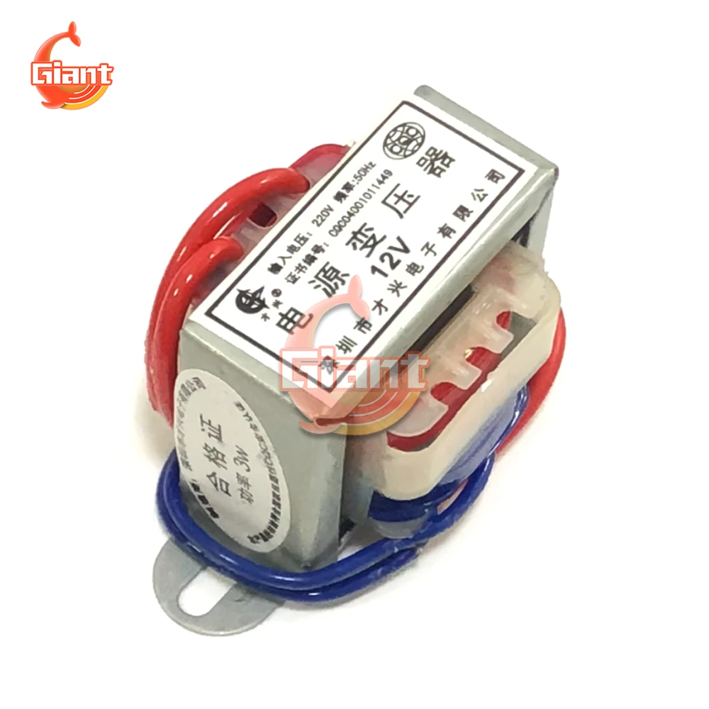 Power Transformer High Precision AC220V To AC24/15/ 12/ 9V /6V Power Transformer 3W Single Voltage 2-Wire Output AC-AC Step-Down Power power transformer