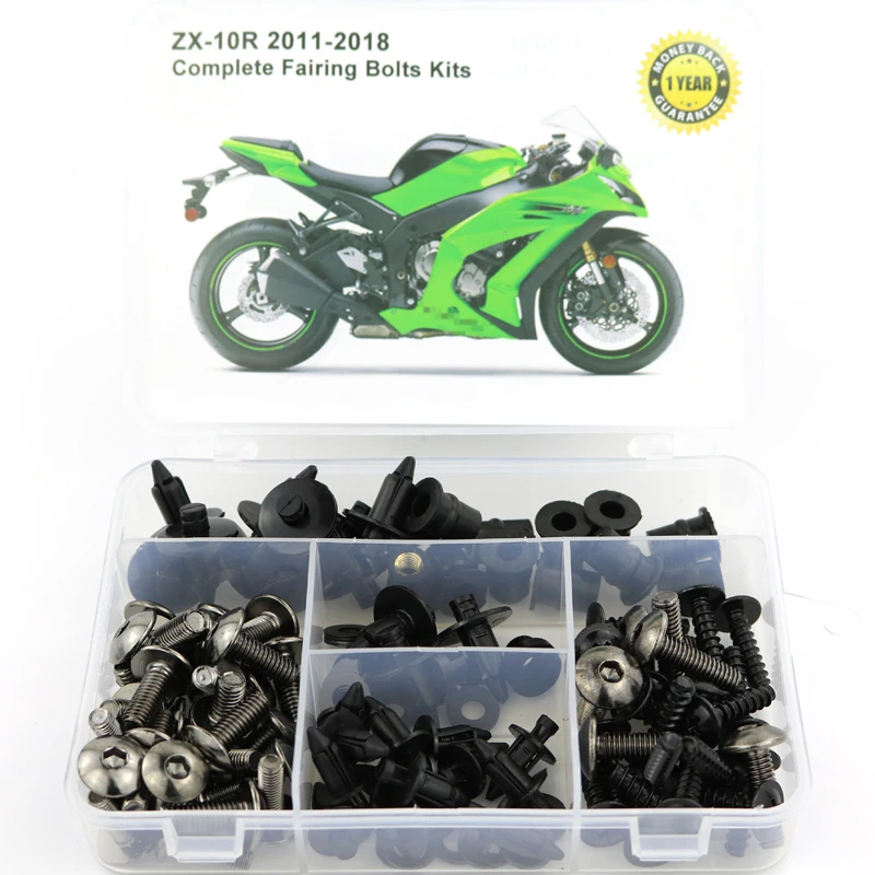 Complete Full Fairing Bolt Kit Steel Fairing Clips Fit For