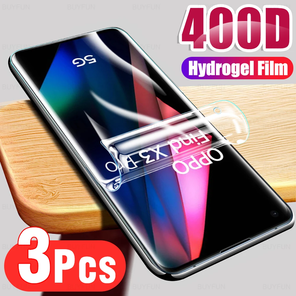 Гидрогелевая пленка 400D для Oppo Find X3 Pro Lite Neo защитная find x3pro x3lie x3 neo не галистая 3 шт. |