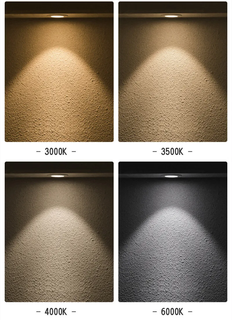 Mini LED downlight COB 7W 5W 3W dimmable 110V 220V recessed spotlight ceiling lamp for wine cabinet light