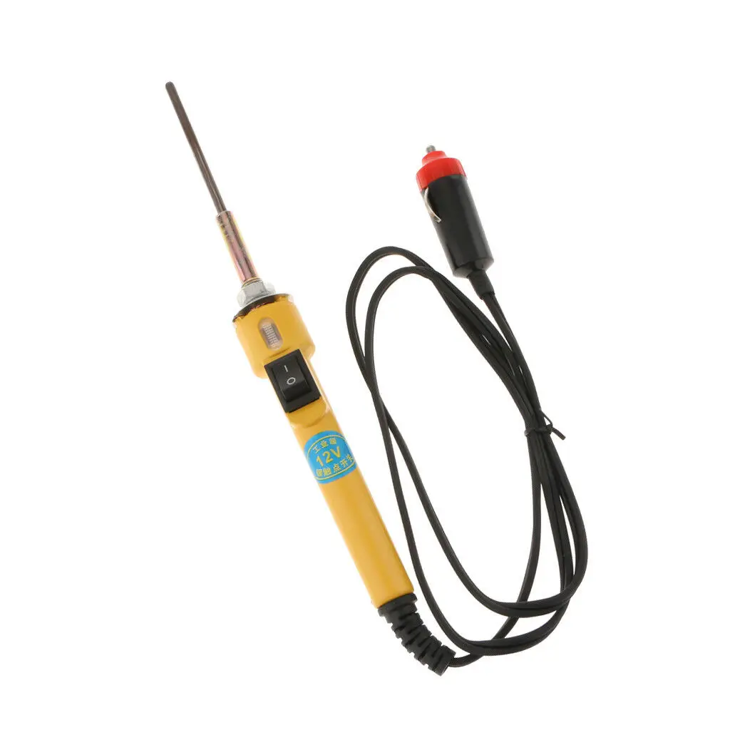 Electric Soldering Iron 12V Soldering Iron Quick Heating Power Tool External Heating Handle Heat Pencil Welding Repair Tools electronics soldering kit