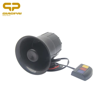 

Motorcycle Car Alarm Siren 3 Tone Horn 12V Universal Loud Speaker Auto Alarm Police firemen Ambulance 3 Sound Car Horn Button
