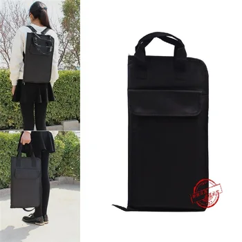 

Drumstick Bag Drum Stick Holder Percussion Drum Mallet Backpack (Black)