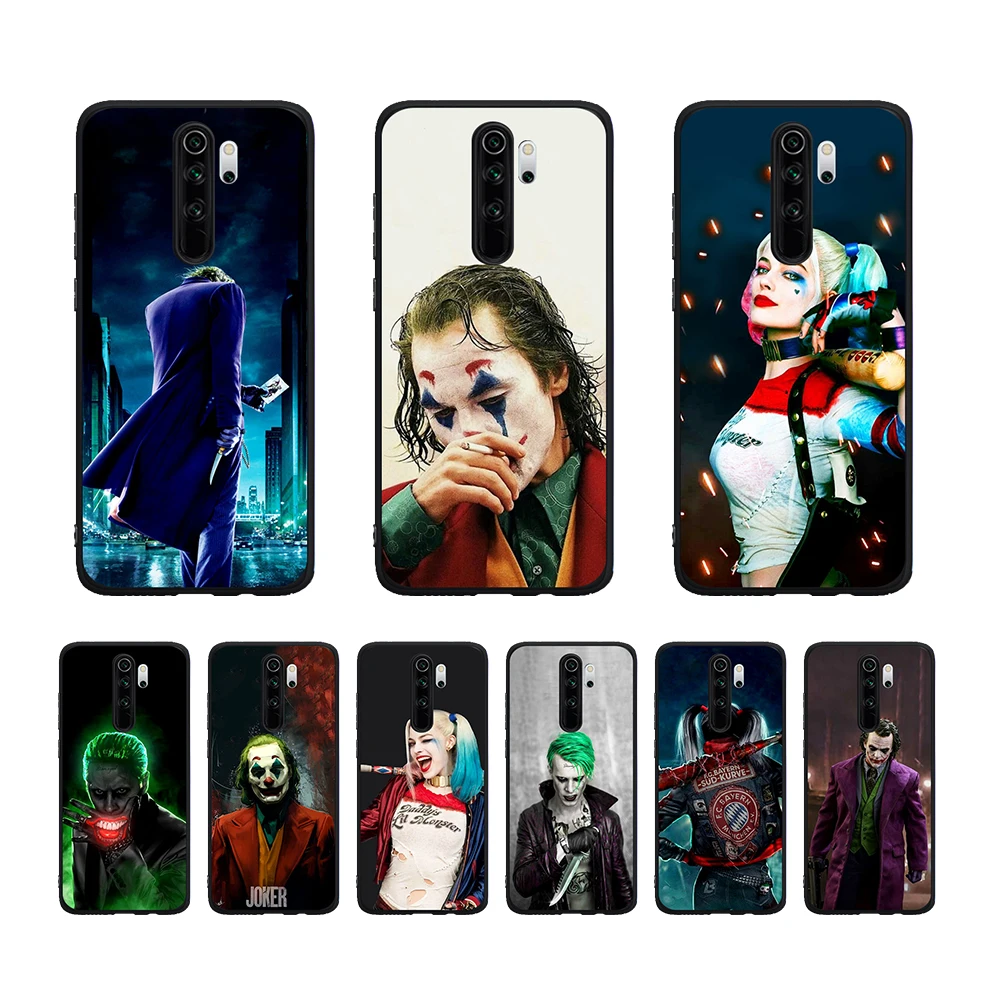 

HKNA Joker Harley Quinn Suicide Squad Phone Case for Xiaomi Redmi Note5 6pro 7 8 8pro Xiaomi Mi9T Soft TPU Back Cover