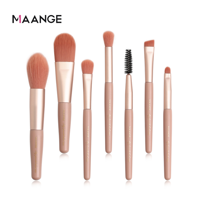 7/10 Pcs Makeup Brushes Soft Nylon Bristles Cosmetics Foundation Powder Blush Eye Shadow Beauty Professional Brushes Sets