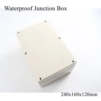 

240*160*120mm weatherproof Junction box IP65 waterproof plastic enclosure for electrical project Housing DIY case 240x160x120mm