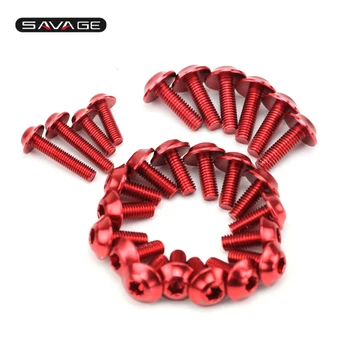 

26 Pcs Professional Fairing Bolt Kit Body Screws For Yamaha MT-07 FZ-07 2014 2015 2016 2017 2018