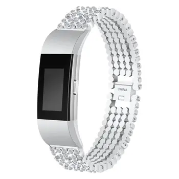 

Metal Bands Women Adjustable Rhinestones Replacement Wristband Bracelet