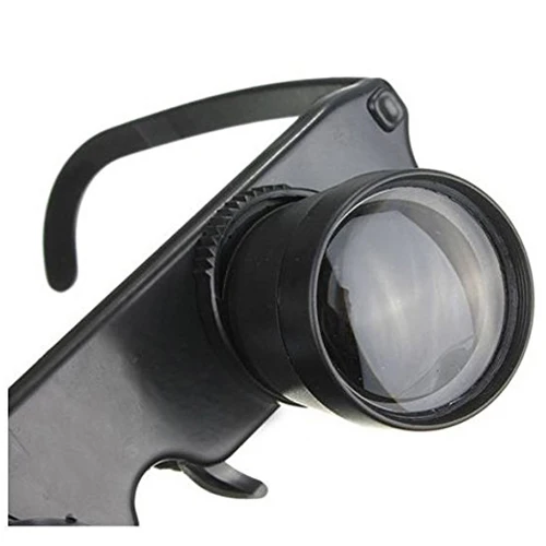 Schwarz 3x28 Brille Vergroesserungsglas Lupenbrille Brillenlupe Glaeser Stil Angel Reise Fernglas theater Lup Fisch Optics Ferng