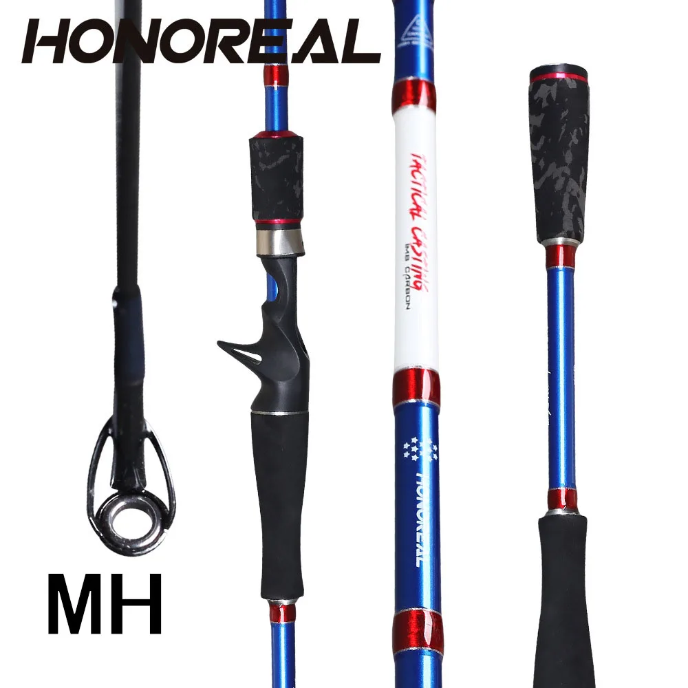 Honureal 1,98 м/2,1 М углеродное удилище, телескопическая удочка m/MH, мощная удочка для ловли карпа, ультра светильник, литье, спиннинг; Удочка; - Цвет: Бургундия