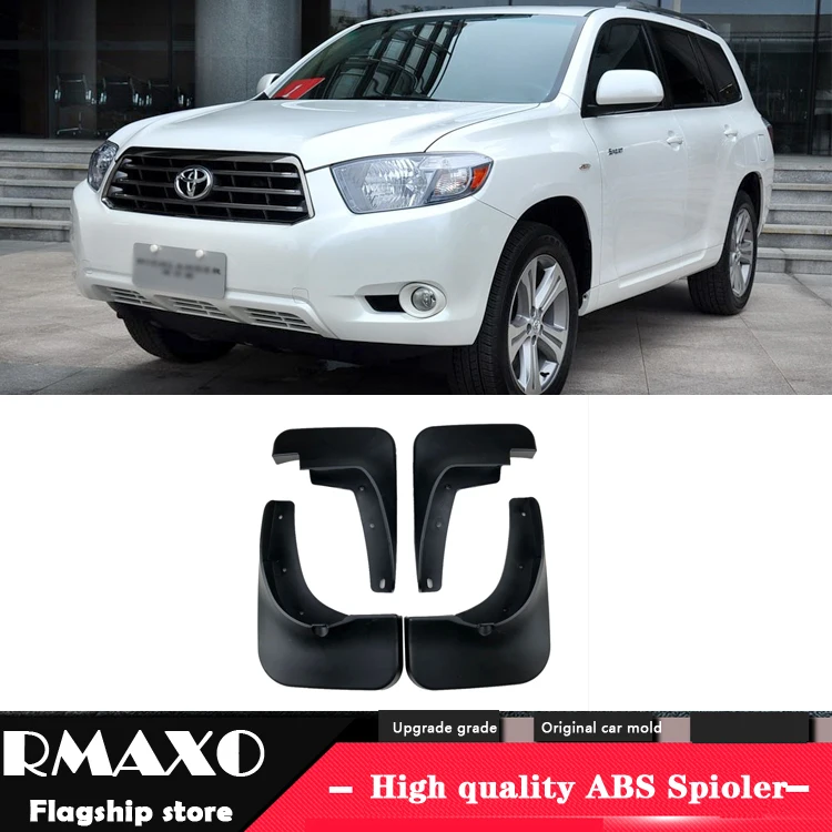 Для Toyota Highlander 2009-2011 брызговики Брызговики передние с цветом и задним брызговиком крыло брызговиков модифицированное специальное