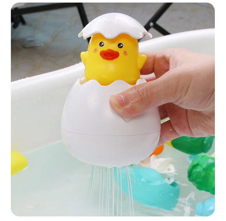 Douyin спрей для воды игрушки яичная скорлупа дождевая Ванна цыплята яйцо маленький материк Китай унисекс Ванна цыплята облако Ванна