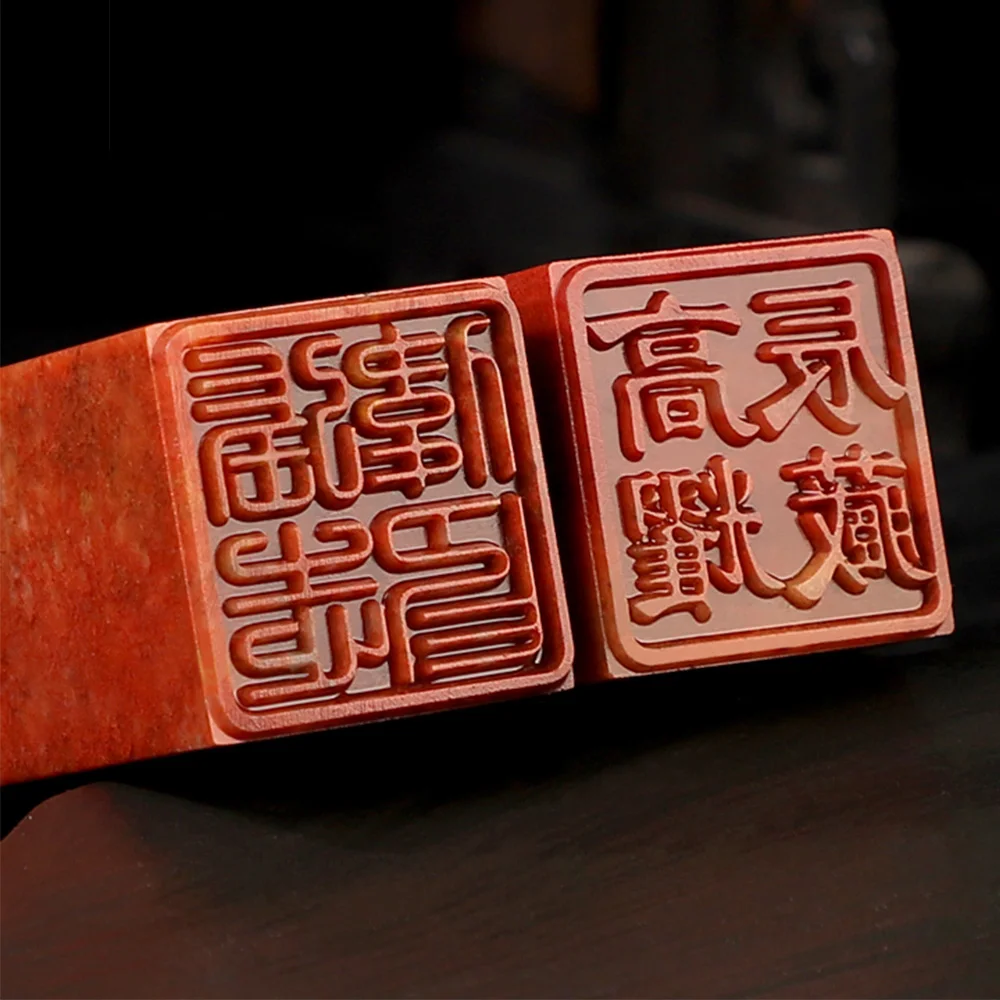 3cm 천연석 스탬프 옥 인장 용 이름 스탬프 사각형 스탬프 서명 캘리그래피 페인팅 도장 잉크패드 이름 인쇄 선물