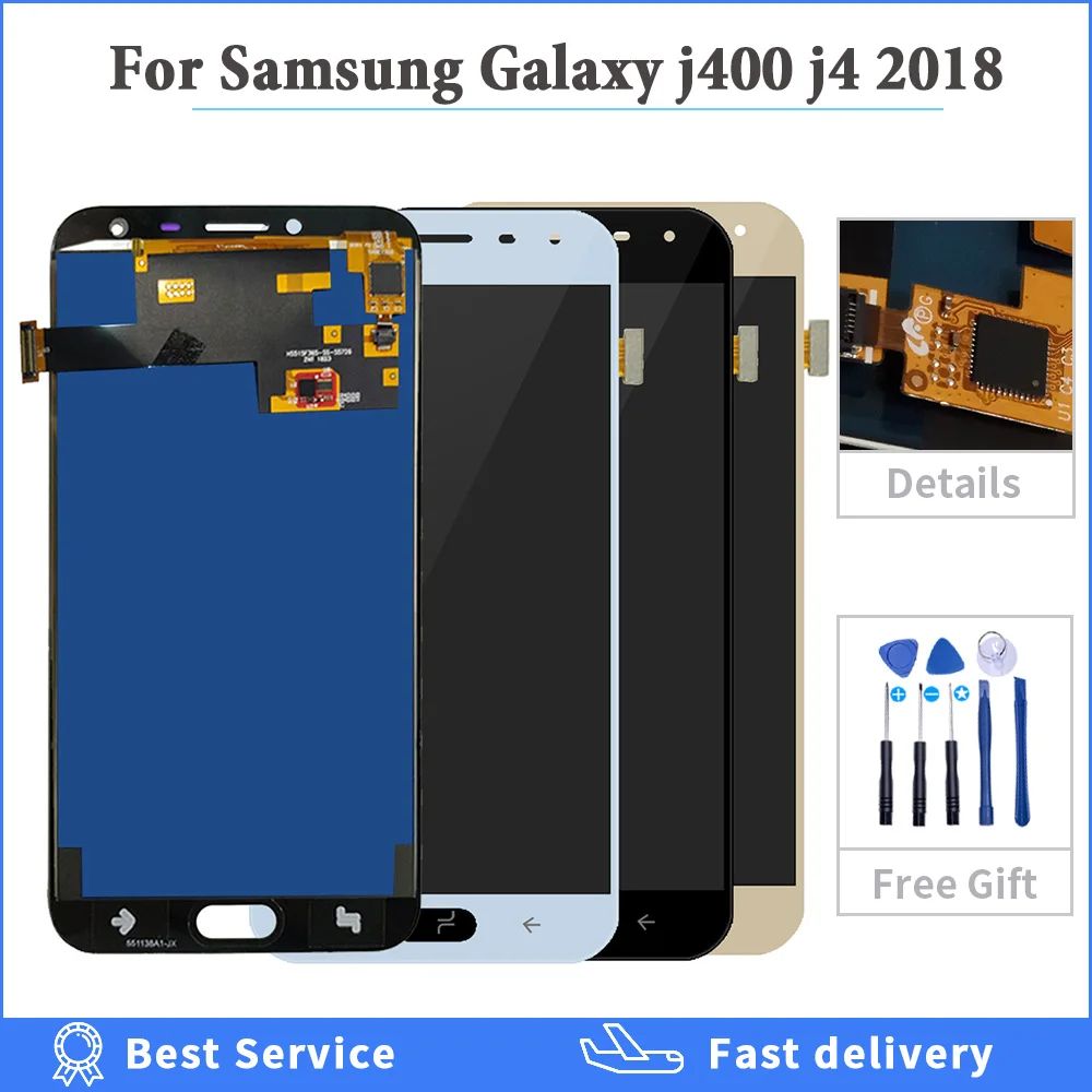 

OLED TFT LCD Screen For Samsung Galaxy J4 2018 J400 J400F J400H J400P J400M J400G/DS LCD Display Touch Screen Digitizer Assembly