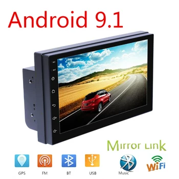

Android 9.1 Car Radio Stereo GPS Navigation Bluetooth wifi Universal 7'' 2din Car Radio Stereo Car Multimedia Player