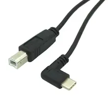 Novo USB-C usb 3.1 tipo c macho para USB-B usb 2.0 b tipo cabo de dados macho impressora scanner cabo