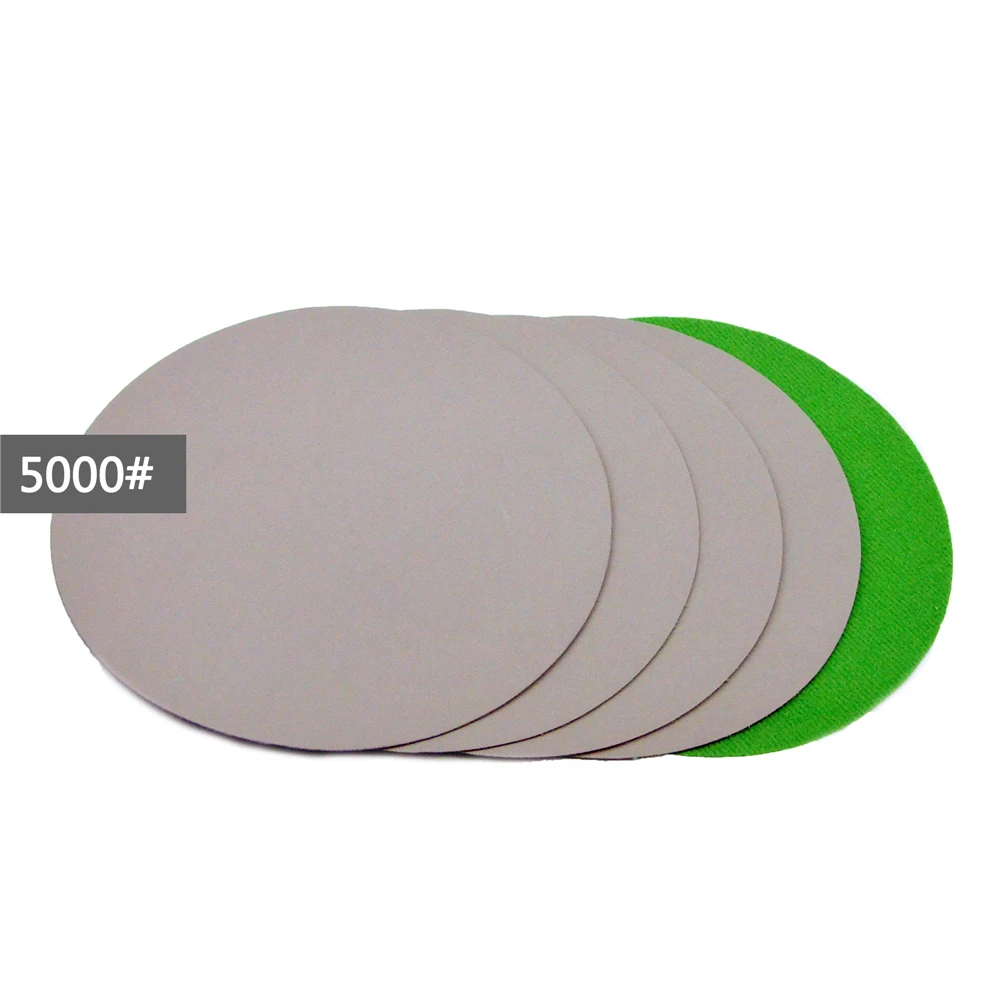POLIWELL 5 шт. 7 дюймов 180 мм 3000-10000 Грит влажные и сухие Флокирование шлифовальные диски автомобильные тонкой полировки шлифование наждачной бумагой диск