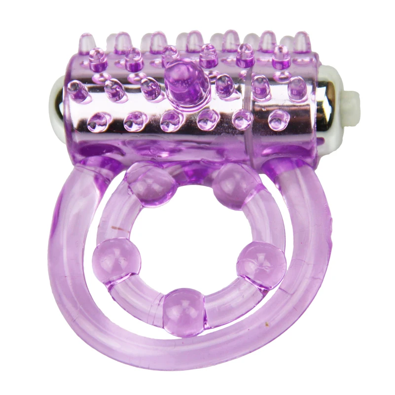 hb094purple Vibrators rings double cockring (8)
