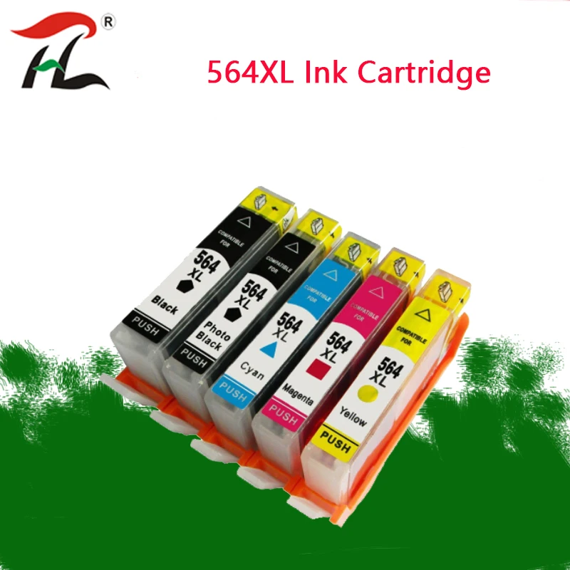 Совместимый чернильный картридж 564XL для принтера hp 564 Photosmart 5510/5511/5512/5514/5515/5520/5522/