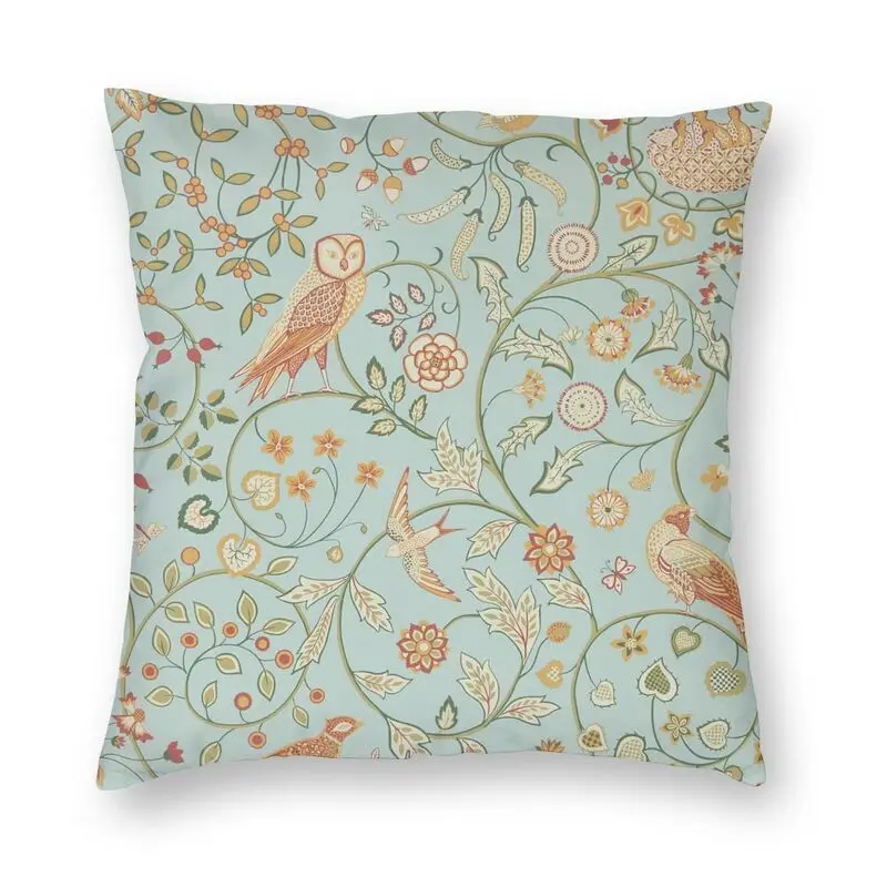 Fashion Newill By William Morris Square Throw Pillow Case Home Decor 3D Double-sided Print Floral Plants Cushion Cover for Car | Дом и сад