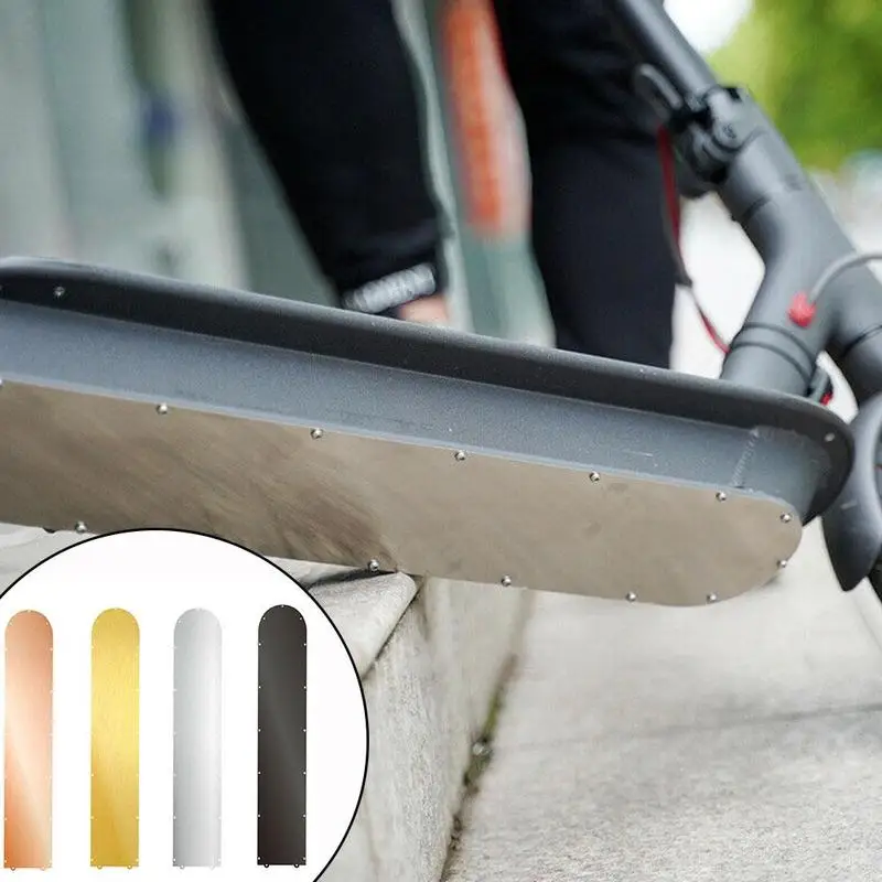 Электрический скутер Нижняя крышка батареи для Xiaomi Mijia M365 365 профессиональный скутер противоскользящая пластина защитная пластина из нержавеющей стали скутер