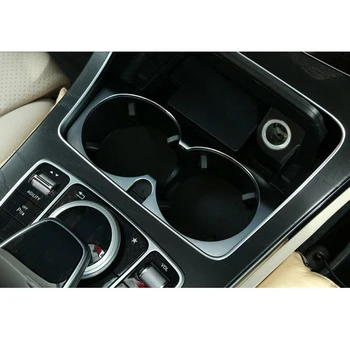 

Rustproof Cup Holder trim Interior Sticker For Mercedes Benz C E GLC Class W205 W213 Practical New