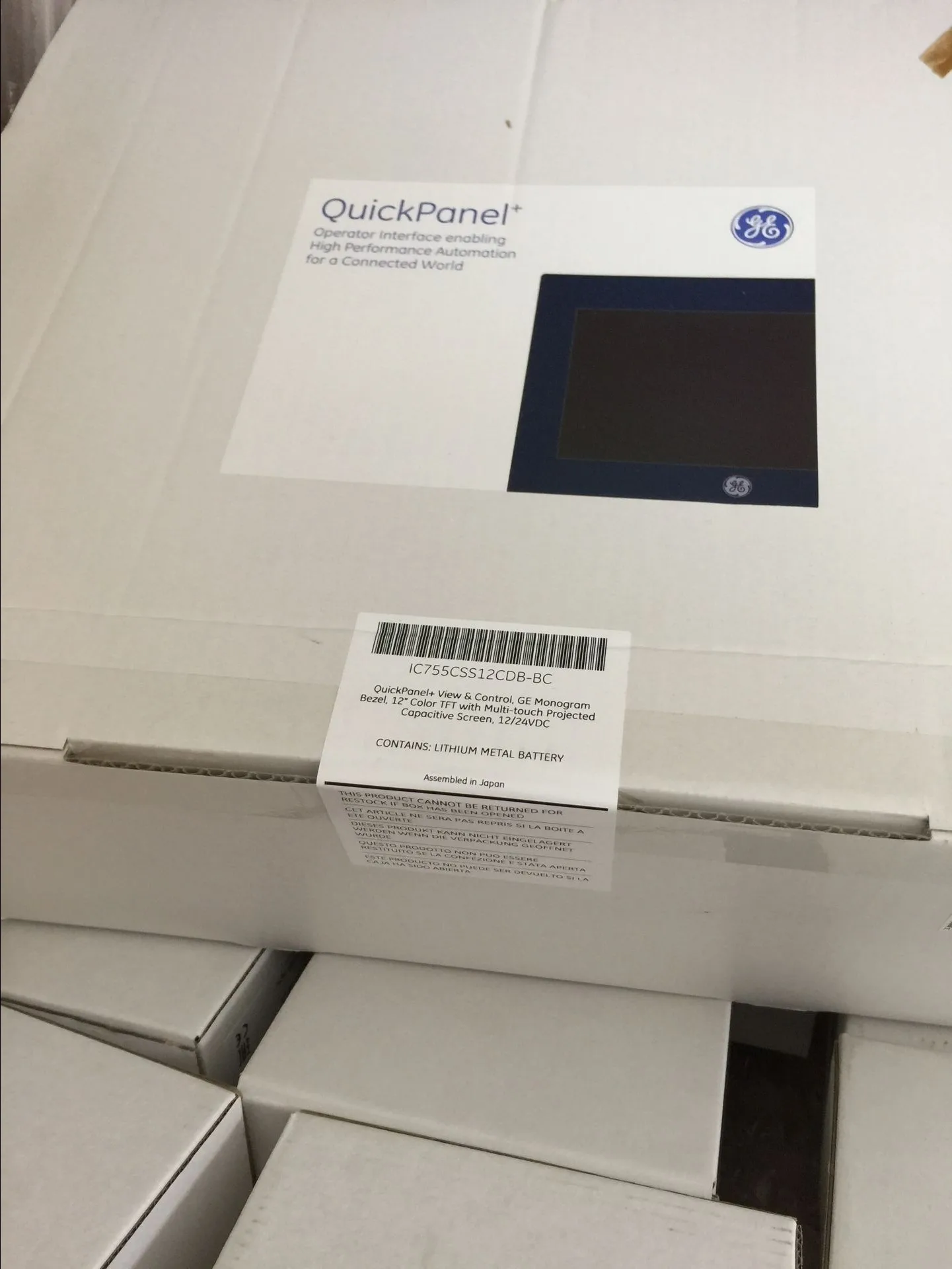 Новые оригинальные интеллектуальные платформы Quickpanel IC755CSS15CDA