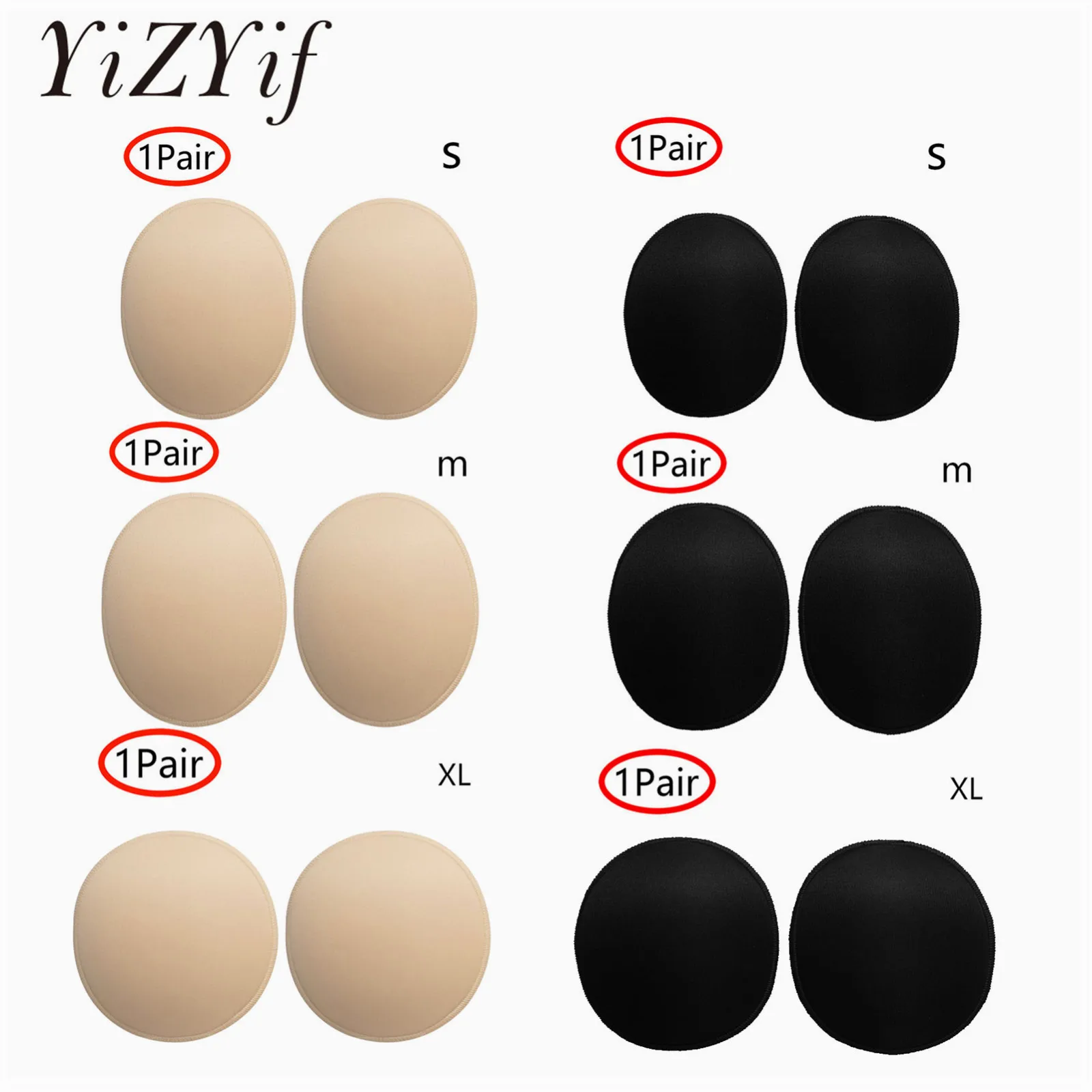 남녀공용 통기성 엉덩이 삽입물, 엉덩이 윤곽 강화제, 스폰지 엉덩이 패드, 가짜 엉덩이 패드, 1 쌍