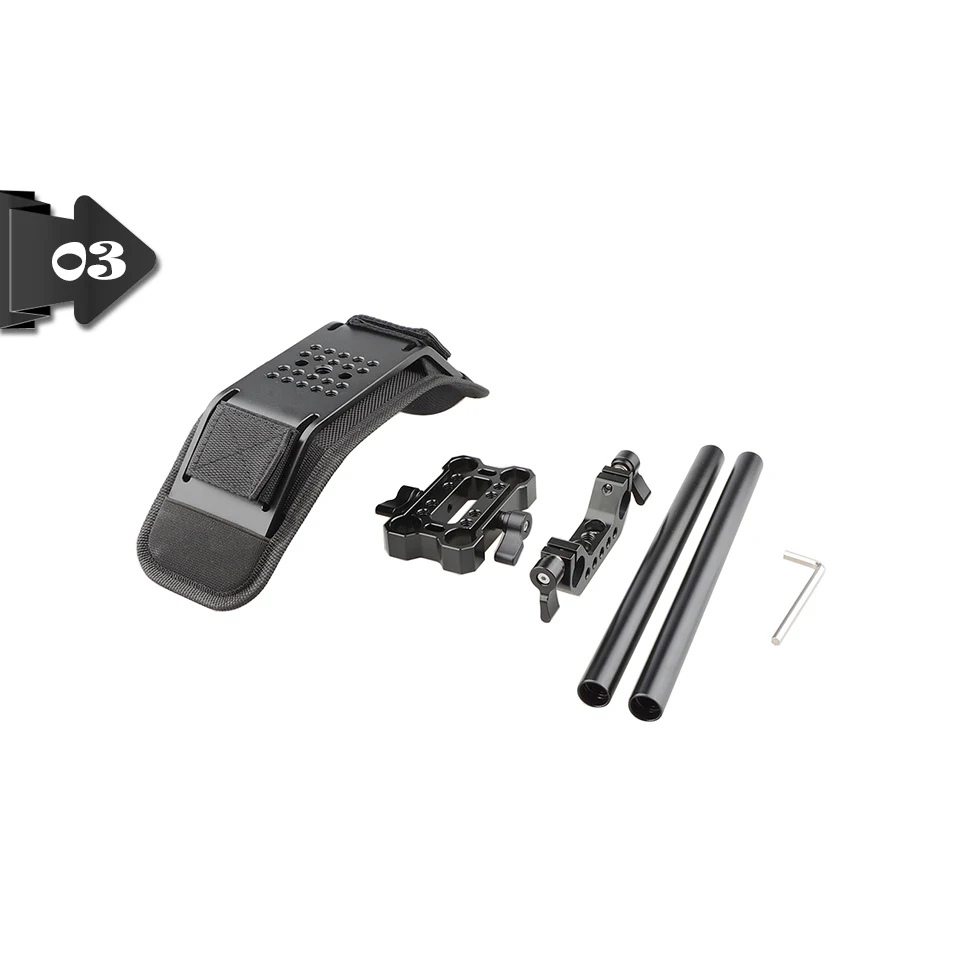 Sistema de Suporte Rig, 15mm Dual Rod