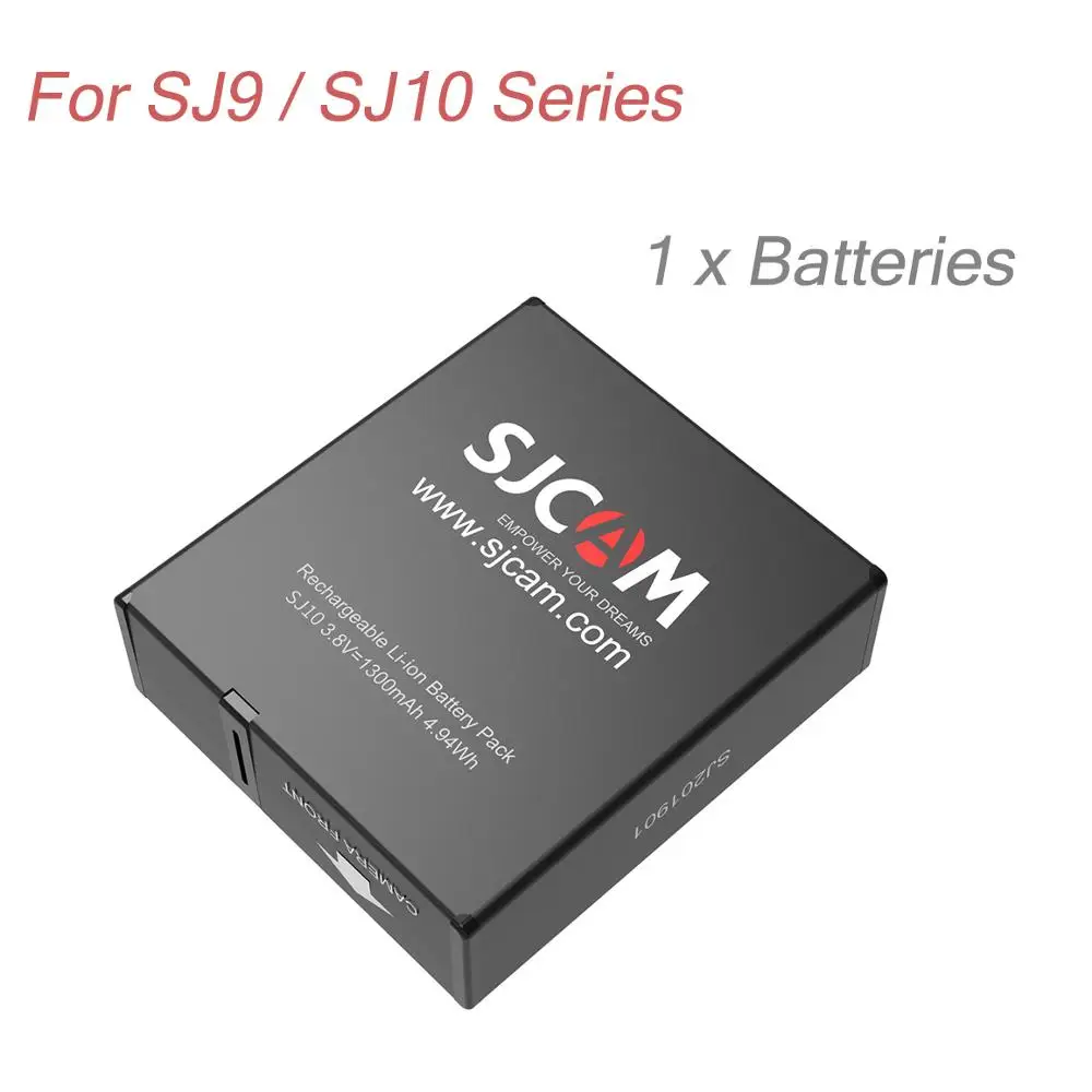 Оригинальные аксессуары серии SJCAM SJ9/SJ10, 1 шт., литий-ионный аккумулятор 1200 мАч для экшн-камеры SJ9/SJ10