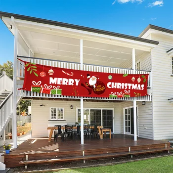 

Merry Christmas Decor For Home Oxford Cloth Outdoor Banner Cristmas Outdoor Decor christmas gift Navidad 2020 New Year 2021 Noel