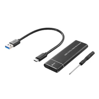 

USB3.1 Type-C to M.2 M Key NVMe PCIE SSD Box Solid State Drive Housing Case 10Gbps M2 SSD 2280 Hard Drive Disk Enclosure