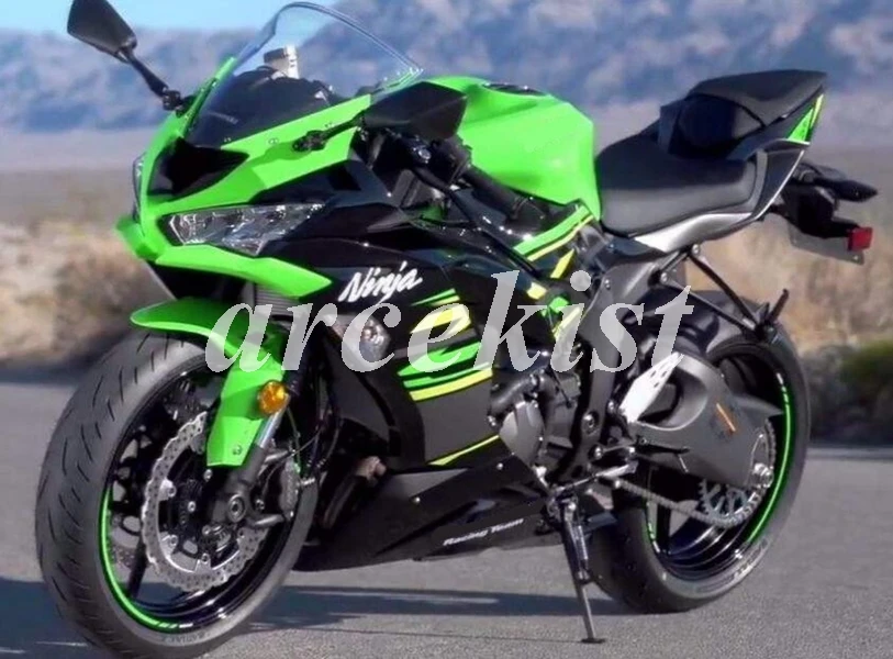 Литьевая Форма ABS мотоцикл обтекатели комплект подходит для kawasaki Ninja ZX6R 6R 636 тела набор на заказ FR