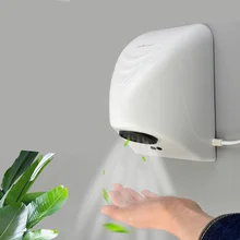 Отель Автоматическая сушилка для рук автоматический датчик для рук бытовой сушильный прибор для ванной комнаты горячий воздух Электрический нагреватель ветер 1000 Вт
