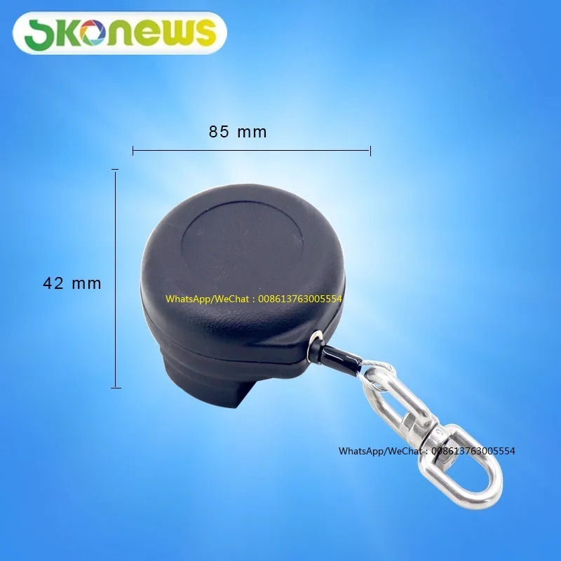 10 pcs stainless steel tool Protection anti-drop system steel cord loaded retractable tool lanyard