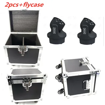 

2pcs/ led stage lighting dmx 6x15w+ flightcase+1.2m dmx cable RGBW 4in1 Mini Led Beam Wash Bee Eye Moving Head dj light