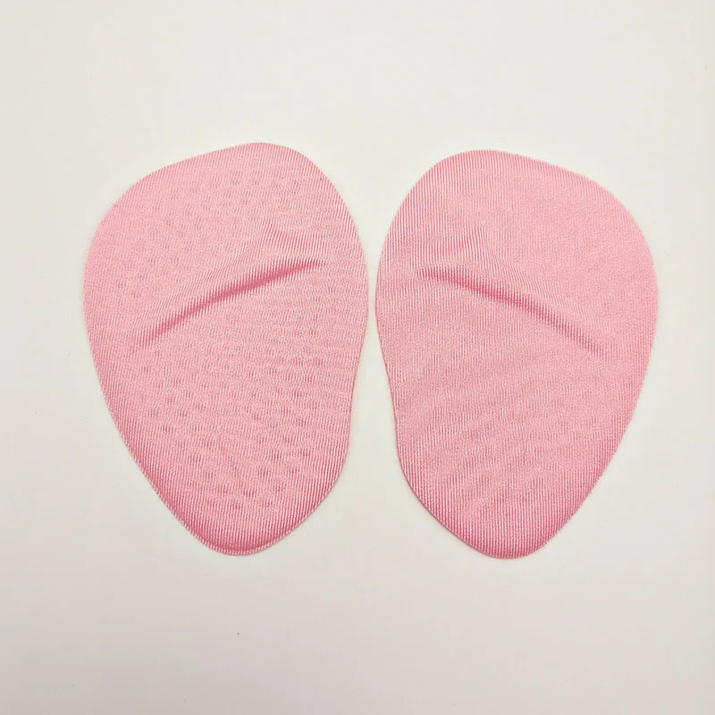 Lycra pink Силиконовая толстая нескользящая амортизирующая Передняя половинчатая Накладка для женщин, силиконовая гелевая подошва, стелька для стопы, вставка для пальцев - Цвет: Lycra pink