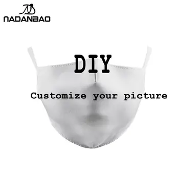

DIY FACE MASK 3D Digital Printing Mouth Cover Customize Dust-proof Kid's Adult Mask