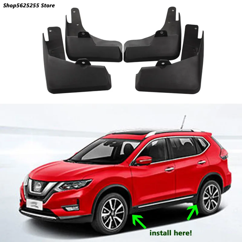 

Car Mudguard For Nissan Xtrail X-trail T32 2021 2020 2019 2017 2015 Accessories Fender Front Rear Tire Anti-Dirt Modification